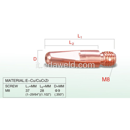 Tweco 16S Connesso Contact Tip